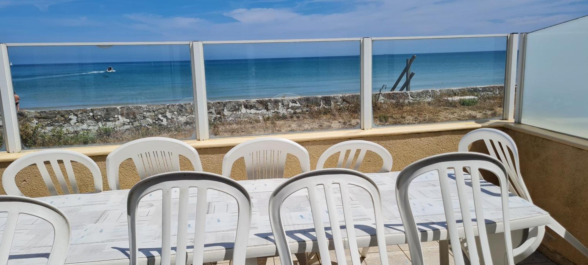 Relais Des Iles Saint Marcouf Villa Bagian luar foto